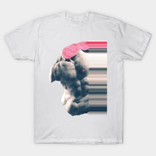 glitch statue effect T-Shirt